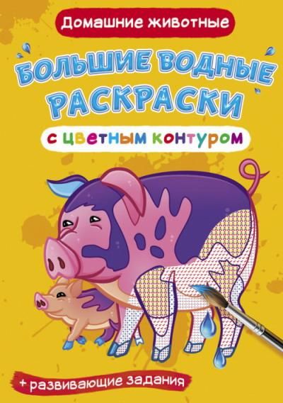 CRYSTAL BOOK 77413 Раскраска CRYSTAL BOOK Большая водная раскраска с цветным контуром. Домашние животные CRYSTAL BOOK 77413 Раскраска CRYSTAL BOOK Большая водная раскраска с цветным контуром. Домашние животные