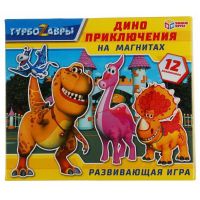 Умные игры 4680107906588 Настольная игра УМка Умные игры на магнитах Турбозавры, Дино Приключение