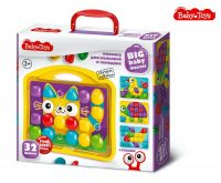 Десятое королевство 04105ДК Мозаика для малышей Десятое королевство Baby Toys "Котик" в чемодане d4,5/32 элемента