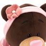 Orange Toys M014/30 Мягкая игрушка Медведица Milk в розовом пальто, 30 см