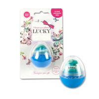 Lucky Т11937 Бальзам для губ - яйцо, морская лазурь, 10 г