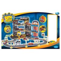 Dave Toy 32004 Гараж City Parking 3-уровневый с 6 машинками