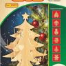 Wooden Toys 80007 Модель деревянная сборная. Новогодняя елка с игрушками