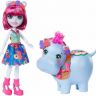 Mattel GFN56 Энчантималс Кукла Хедда Хиппо и ее большой друг Лэйк
