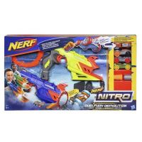 Hasbro C0817 Nerf Nitro Игровой набор с 2 пусковыми устройствами и машинками Дуалфьюри
