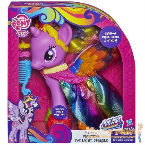 Hasbro A8211 MLP Пони-модницы Принцесса Твайлайт Спаркл, 20 см