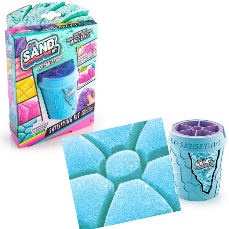 CANAL TOYS SDD001/светло-голубой Набор для экспериментов Canal Toys SO SAND DIY, светло-голубой