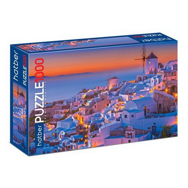 Hatber 1000ПЗ2-17563 Пазл "Premium" Санторини, 1000 элементов