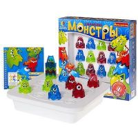 Bondibon BB0845 Настольная логическая игра "Монстры-каннибалы"