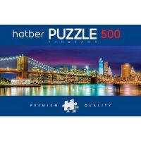 Hatber 500ПЗ2-12523 Пазл "Premium" Панорама Ночной город, 500 элементов