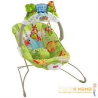 Fisher Price BCG48 Люлька-колыбелька с игровой панелью делюкс Друзья из тропического леса