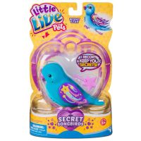 Little Live Pets S7 28397 Интерактивная птичка Wishy Star голубая с фиолетовым клювом