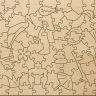 Нескучные игры 8275 Пазл Travel Collection гора Фудзияма,  фигурный, деревянный, 129 деталей
