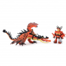 Spin Master 66621 Dragons 3 Дракон с подвижными крыльями и фигуркой викинга, Кривоклык и Сморкала