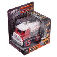 ABtoys (АБтойс) C-00433 Машинка-конструктор Abtoys Cпецтехника "Городские службы" Пожарная машина-цистерна с отверткой