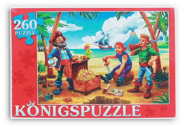 Konigspuzzle ПК260-5860 Пазл Остров пиратов, 260 элементов