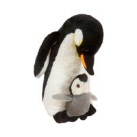 Keel toys SW4645 Мягкая игрушка Пингвины мама и детеныш, 30 см
