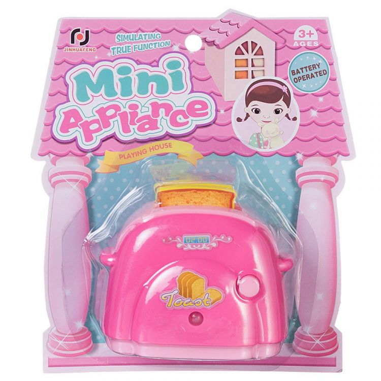 Junfa WK-B2132 Игрушечная техника Junfa Тостер-мини серия Мой дом со световыми эффектами
