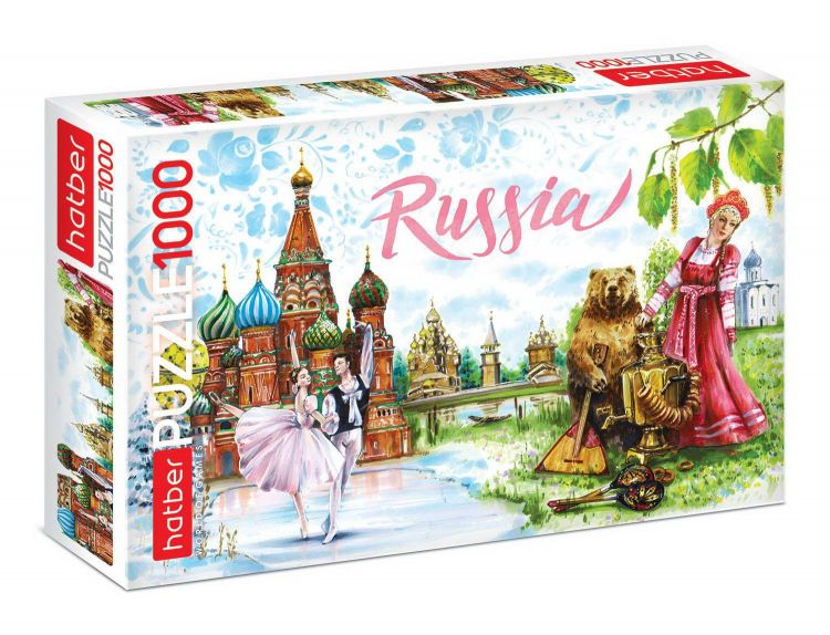 Hatber 1000ПЗ2-22052 Пазл Hatber Вокруг света Россия 1000 элементов, 680х480мм