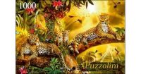Puzzolini 7732 Пазл Ян Патрик Красный Леоарды в джунглях, 1000 элементов