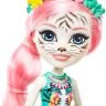 Mattel GFN57 Энчантималс Кукла Тэдли Тигр и ее большой друг Китти