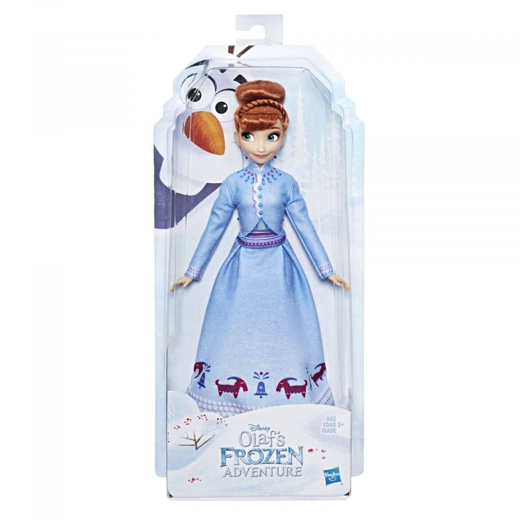 Hasbro E2790 Кукла Принцесса Дисней Холодное сердце Рождество с Олафом, Анна, 28 см