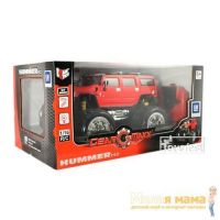 KidzTech 85023 Радиоуправляемый автомобиль Hammer H2 с большими колесами, 1:16, красный