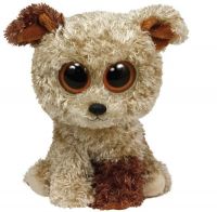 TY 36087 Beanie Boo's Мягкая игрушка Щенок Rootbeer, 15 см