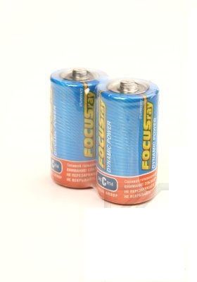 FOCUSRAY R14 Батарейка FOCUSray DYNAMIC POWER R14/S2 в упаковке 2 штуки
