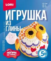 Lori Гл-013 Игрушка из глины "Сова"