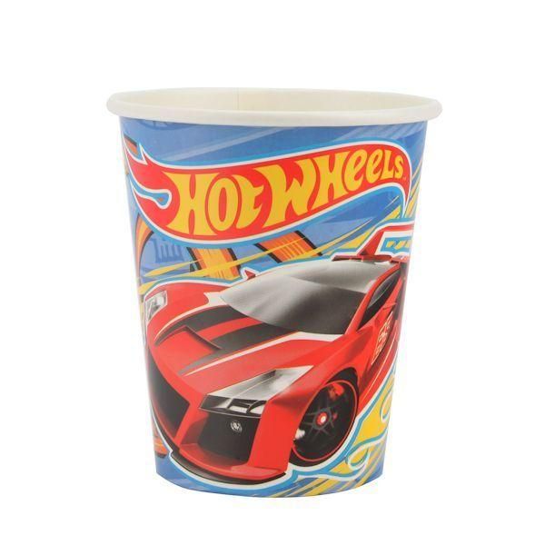 Стаканы бумажные "Hot Wheels", 6 шт.