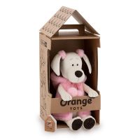 Orange OS676/25 Мягкая игрушка Life Собачка Лапуська: Меховой стиль, 25 см