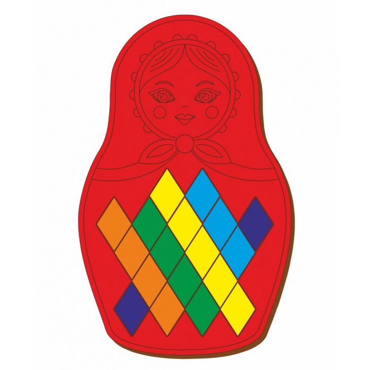 Woodland 067204 Мозаика-ромб "Матрешка"