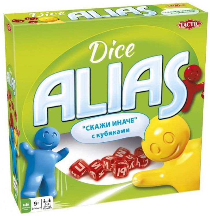 Tactic Games 53139 Alias Dice Настольная игра Скажи иначе с кубиками