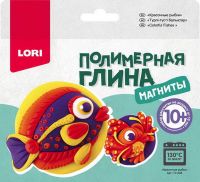 LORI Пг-006 Набор Полимерная глина.Магниты "Красочные рыбки"