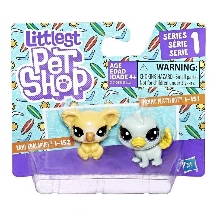 Hasbro C3010 LPS S1 Пара мини-петшопов Коала и Утконос