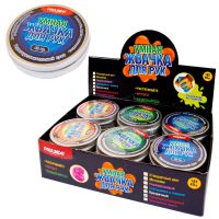 PAULINDA 170700-D/1 Игрушка-антистресс PAULINDA Жвачка для рук Термочувствительные цвета, объем 40 гр., 18 штук в дисплее .