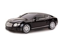 RASTAR 48600B Машина р/у 1:24 Bentley Continental GT speed, цвет чёрный 27MHZ