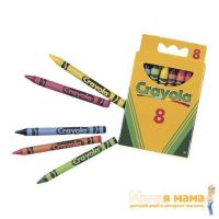 Crayola 0008 Набор восковых мелков, 8 шт.