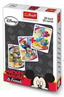 Trefl 08194 Карточная игра "Акулина. Микки Маус", 25 карт