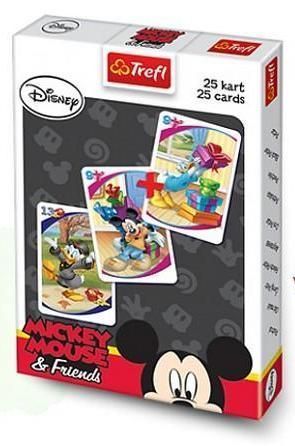 Trefl 08194 Карточная игра "Акулина. Микки Маус", 25 карт