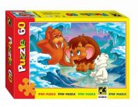 Step Puzzle 81019 Пазл Мамонтенок, 60 деталей