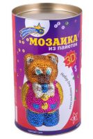 Волшебная мастерская 3D-03 Мозаика из пайеток 3D "Мишка"