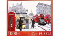Masterpuzzle 6913 Пазл Ричард Макнейл Снежный Лондон, 1000 элементов