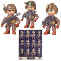 Junfa WP-10430/1 Солдатик Junfa (коричневая форма) в индивидуальной прозрачной коробочке