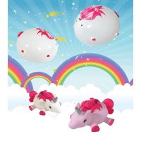 JUNFA D58A-10354/1 Игрушка-надувнушка "Единорог BALLOON BALL", 4 цвета в ассортименте, 12 шт. в дисплее