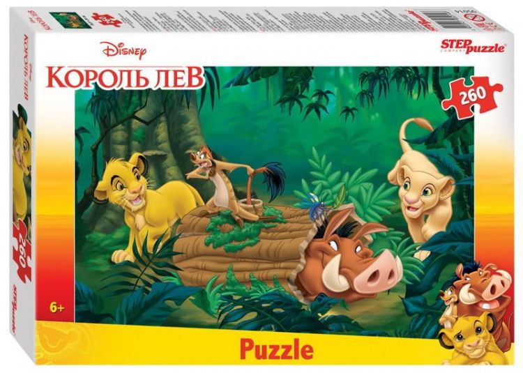 СТЕП ПАЗЛ 95014 Пазл STEP puzzle Король Лев Disney 260 элементов СТЕП ПАЗЛ 95014 Пазл STEP puzzle Король Лев Disney 260 элементов