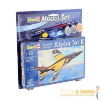 Revell 63995 Подарочный набор с самолетом Альфа-Джет Е, клей и краски в комплекте