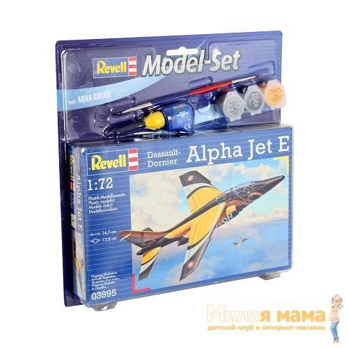 Revell 63995 Подарочный набор с самолетом Альфа-Джет Е, клей и краски в комплекте