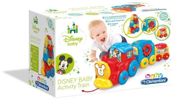 Clementoni Cl17168 Игрушка развивающая Каталка Поезд Микки
